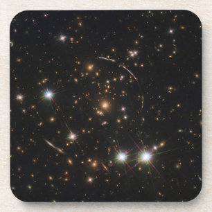 De Sunburst Arc in een enorme sterrenstelsel clust Bier Onderzetter