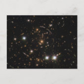 De Sunburst Arc in een enorme sterrenstelsel clust Briefkaart (Voorkant)