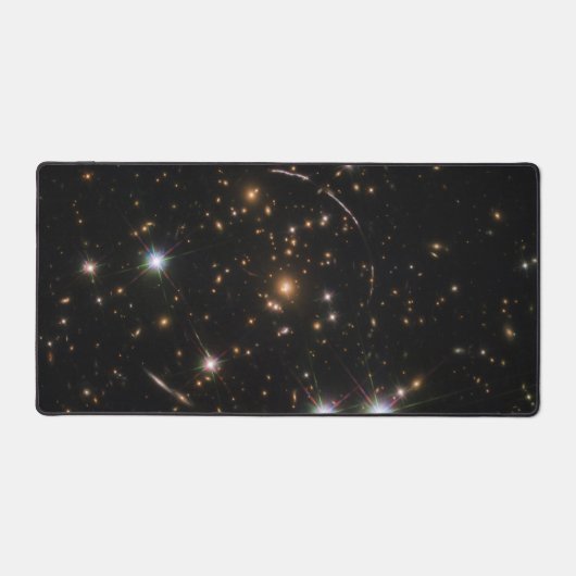 De Sunburst Arc in een enorme sterrenstelsel clust Bureaumat (Voorkant)