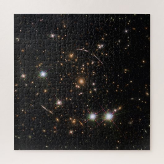 De Sunburst Arc in een enorme sterrenstelsel clust Legpuzzel (Verticaal)