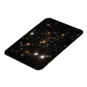 De Sunburst Arc in een enorme sterrenstelsel clust Magneet (Linkerzijde)