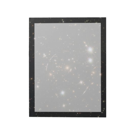 De Sunburst Arc in een enorme sterrenstelsel clust Notitieblok (Linkerzijde)