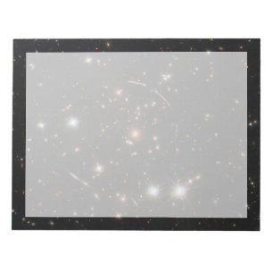 De Sunburst Arc in een enorme sterrenstelsel clust Notitieblok