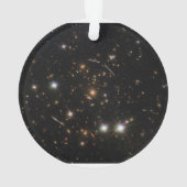 De Sunburst Arc in een enorme sterrenstelsel clust Ornament (achterkant)