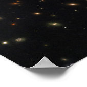 De Sunburst Arc in een enorme sterrenstelsel clust Poster (Hoek)