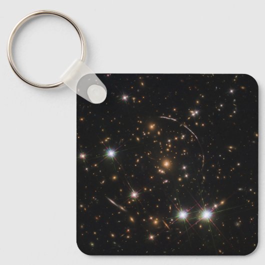 De Sunburst Arc in een enorme sterrenstelsel clust Sleutelhanger (Voorkant)