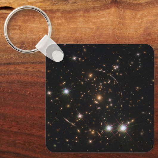 De Sunburst Arc in een enorme sterrenstelsel clust Sleutelhanger (Voorkant)