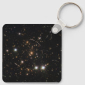 De Sunburst Arc in een enorme sterrenstelsel clust Sleutelhanger (Achterkant)