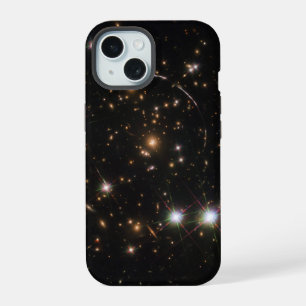 De Sunburst-boog in een enorm sterrenstelselcluste iPhone 15 Case