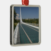De Sundial-brug bij Turtle Bay Metalen Ornament (Rechts)