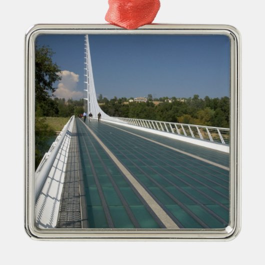 De Sundial-brug bij Turtle Bay Metalen Ornament (Voorkant)