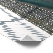 De Sundial Brug bij Turtle Bay Poster (Hoek)