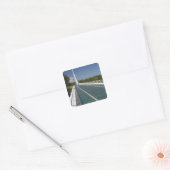 De Sundial-brug bij Turtle Bay Vierkante Sticker (Envelop)