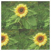 DE SUNFLOWER-fabric Stof (Close Up)