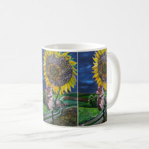 De Sunflower Summit-schildering van Alfred Fox Koffiemok
