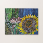 De Sunflower Summit-schildering van Alfred Fox Legpuzzel (Horizontaal)