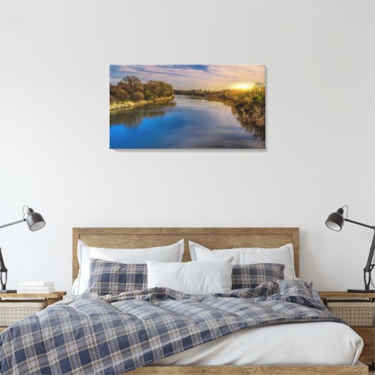 De Sunrise Canvas Afdruk (Insitu (Slaapkamer))