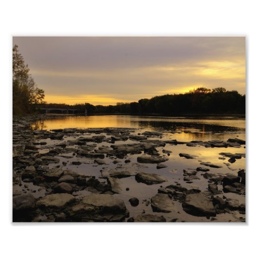 De Sunrise Foto Afdruk (Voorkant)