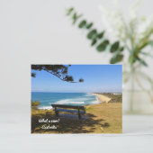 De Sunshine Coast Australia What a uitzicht Briefkaart (Staand voorkant)