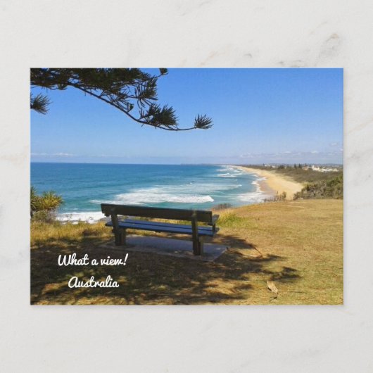 De Sunshine Coast Australia What a uitzicht Briefkaart (Voorkant)