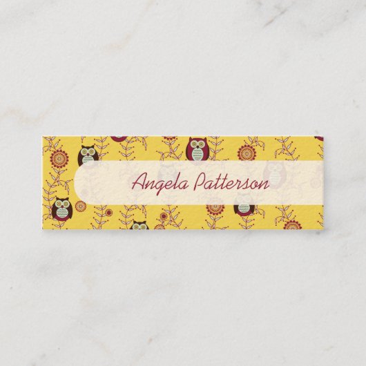 De Sunshine Skinny Mam Calling Cards Contactkaartje (Voorkant)