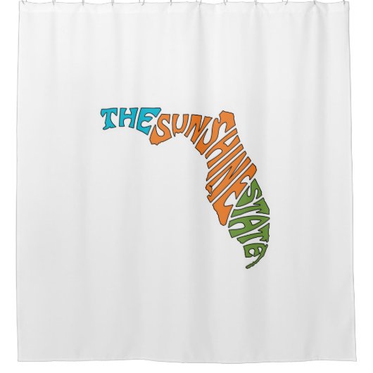 De Sunshine State - Florida Douchegordijn (Voorkant)