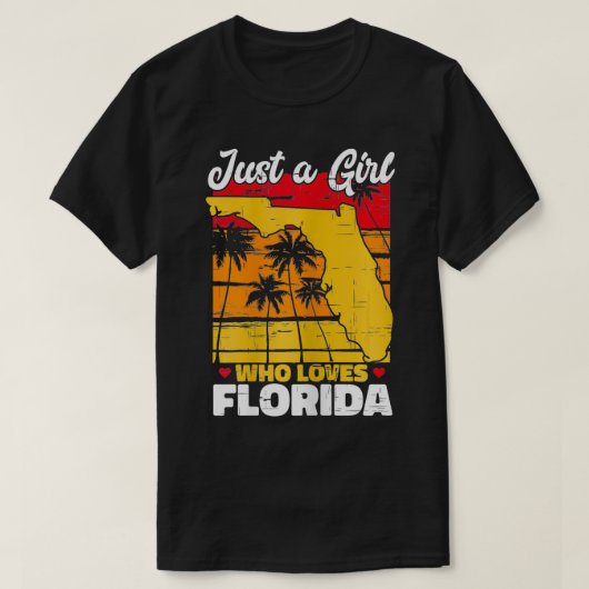De Sunshine State is gewoon een meisje dat van Flo T-shirt (Design voorkant)