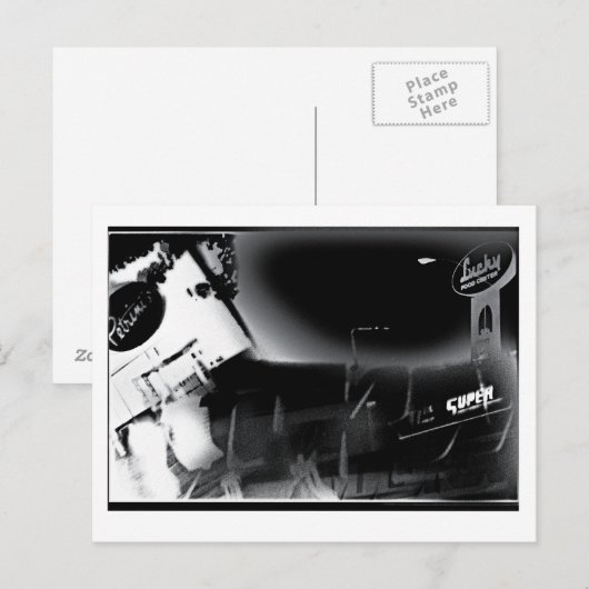 De Super: 20e eeuw verouderd Briefkaart (Voorkant / Achterkant)