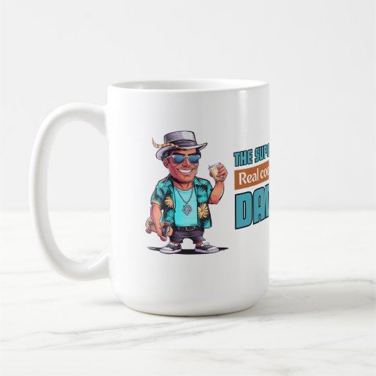 De super echte coole vader koffiemok (Links)