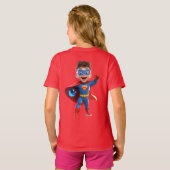 De Super Genius: Held van de Intelligentie T-shirt (Achterkant volledig)