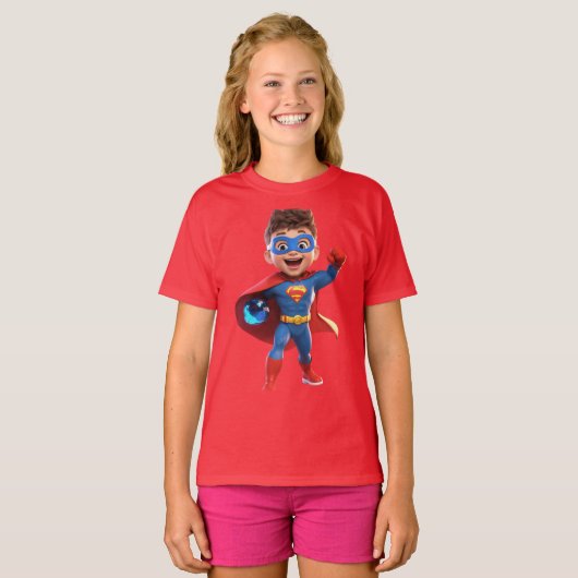 De Super Genius: Held van de Intelligentie T-shirt (Voorkant volledig)