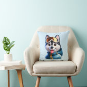De Super Husky Avonturier Kussen (Stoel)