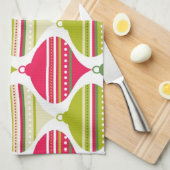 De super Koele Retro Abstracte Ornamenten van Mod. Theedoek (Quarter Fold)