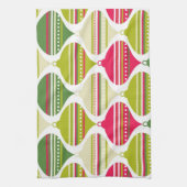 De super Koele Retro Abstracte Ornamenten van Mod. Theedoek (Verticaal)