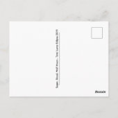 De super Maan van de Wolf van het Bloed - Totale Briefkaart (Achterkant)