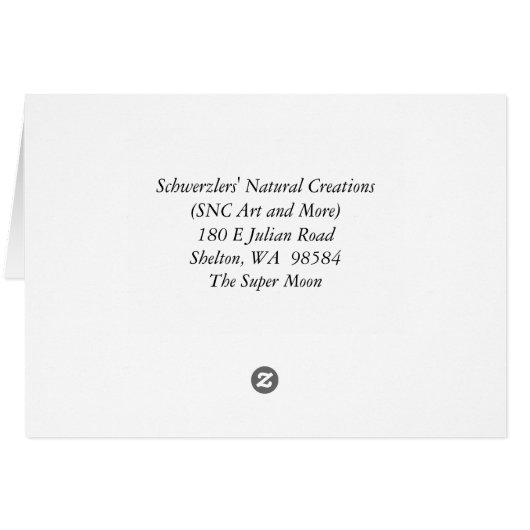 De Super Moon. (Achterkant Horizontaal)