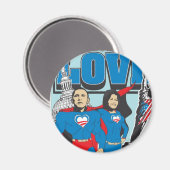 De Super Obama's Magneet (Voorkant / Achterkant)