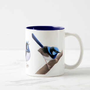 De superb Fairy Wren-Mok Tweekleurige Koffiemok