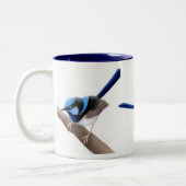 De superb Fairy Wren-Mok Tweekleurige Koffiemok (Links)