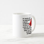 De superheld van Alzheimer Funny Mug Koffiemok (Voorkant rechts)