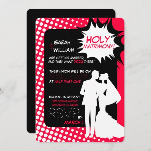 De supermachten van het huwelijk! kaart (Voorkant / Achterkant)