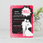 De supermachten van het huwelijk! kaart (Staand voorkant)