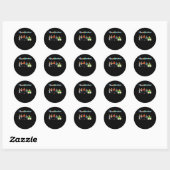 De supernaturalen ronde sticker (Vel)