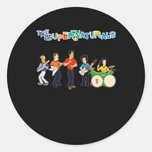 De supernaturalen ronde sticker (Voorkant)