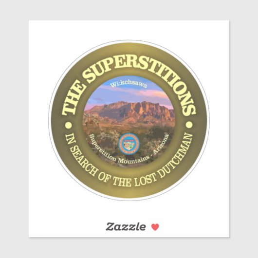 De Superstities Sticker (Vel)