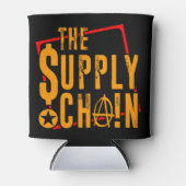 de Supply Chain logo kan koekjes bakken! Blikjeskoeler (Voorkant)