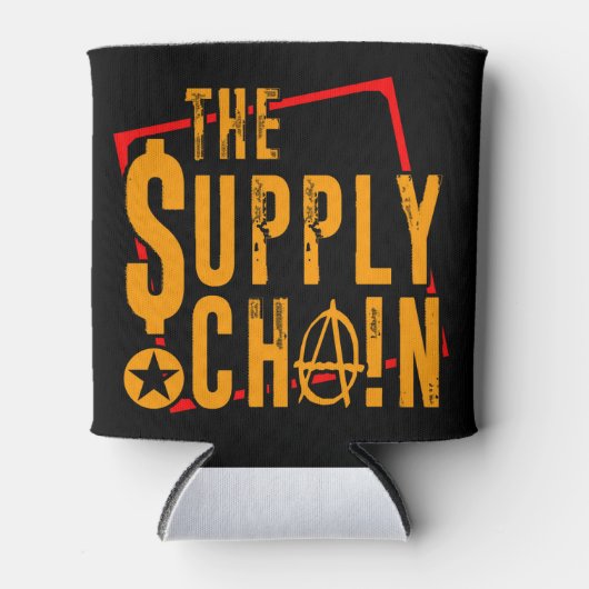 de Supply Chain logo kan koekjes bakken! Blikjeskoeler (Voorkant)