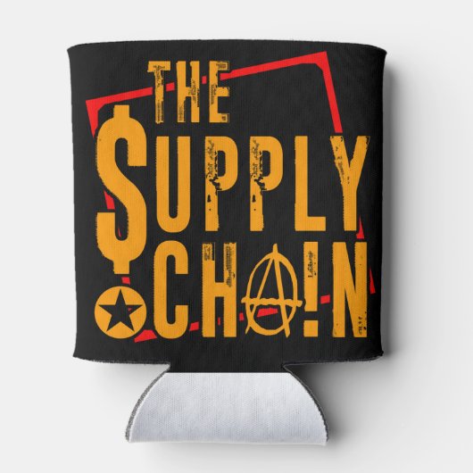de Supply Chain logo kan koekjes bakken! Blikjeskoeler (Achterkant)