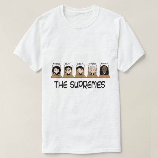 DE SUPREMES Ketanji Brown Jackson RBG Sotomayor c T-shirt (Design voorkant)