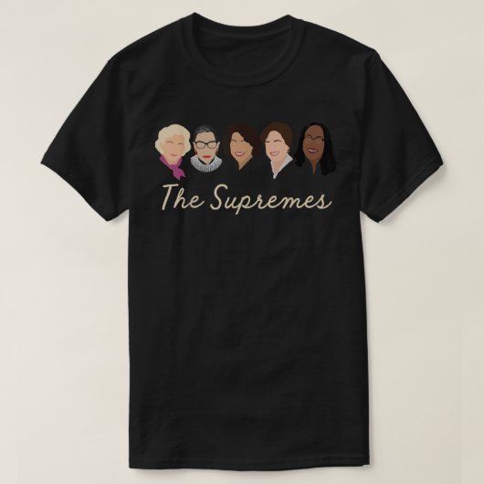 DE SUPREMES Ketanji Brown Jackson SCOTUS RBG Soto T-shirt (Design voorkant)